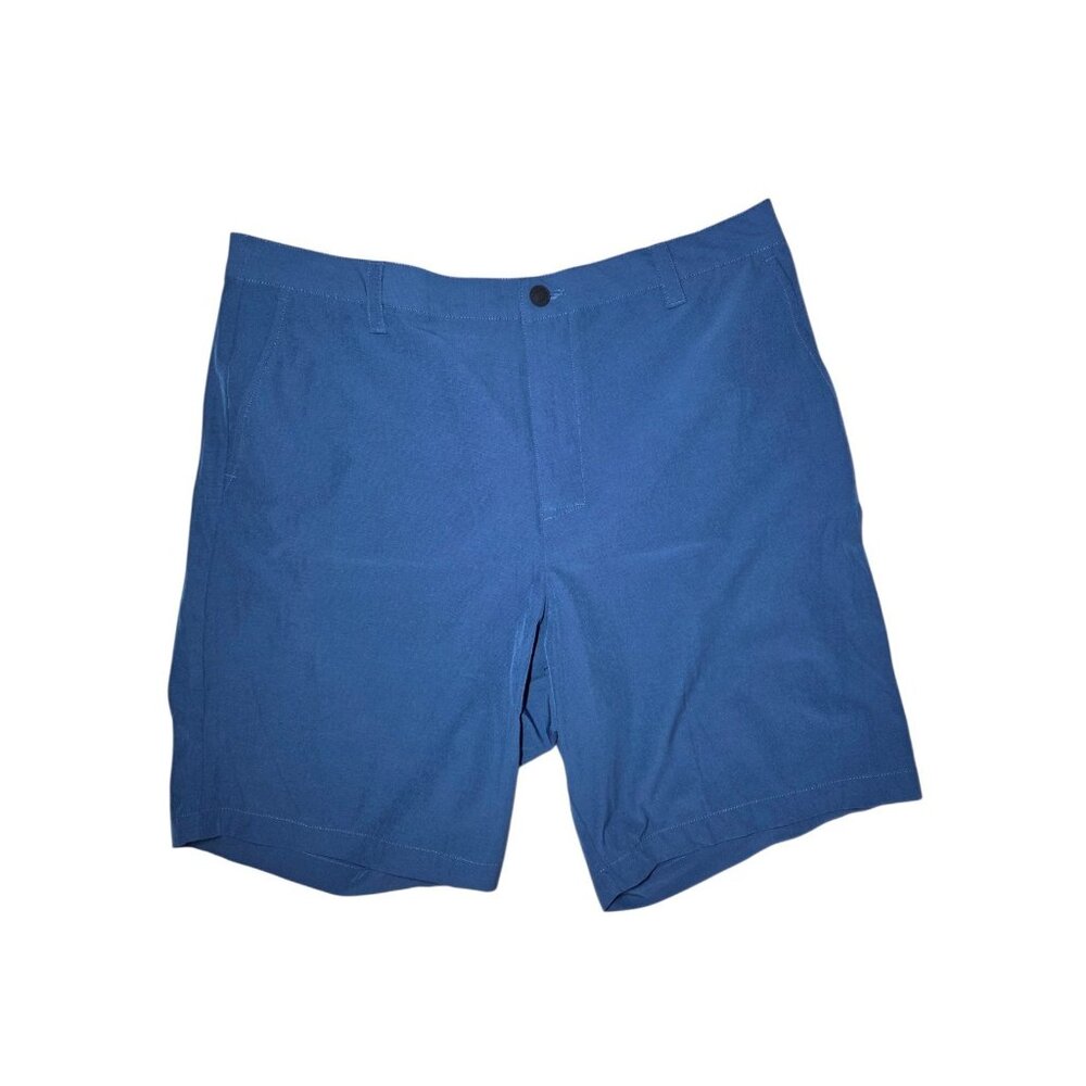 Banana Republic Blue Poly Blend High Rise Men's Chino‎ Shorts 40x9